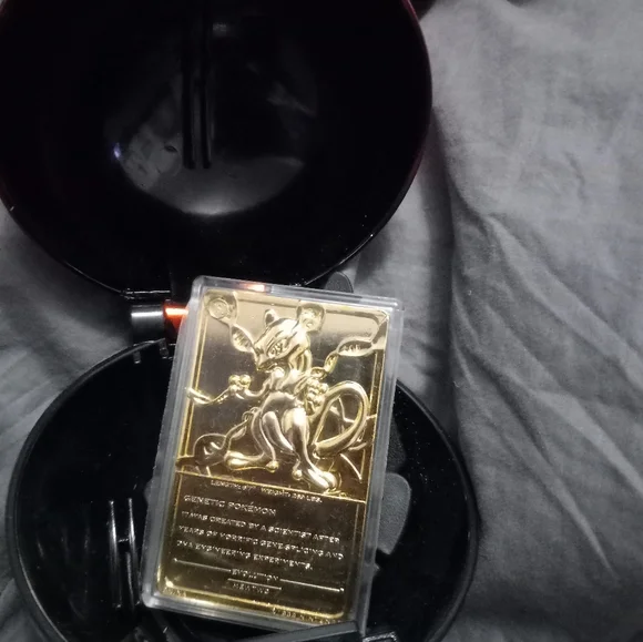 Rare 90s 24ct Gold full set of Pokémon cards with Nintendo C.O.A